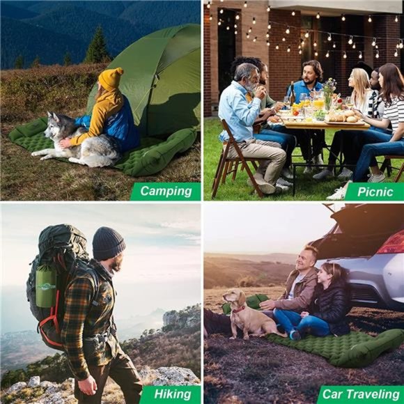 Sleeping Pad Ultralight Inflatable Sleeping Pad for Camping, 75''X25'' - Picture 5 of 7